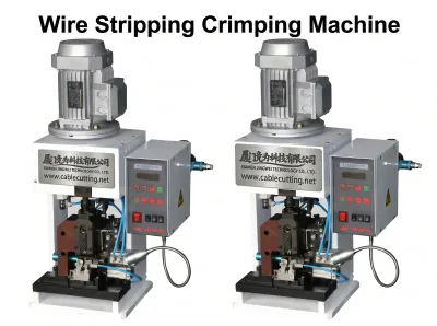 Automatic End-Feed Wire Stripping & Crimping Machine WPM-2008A2-E