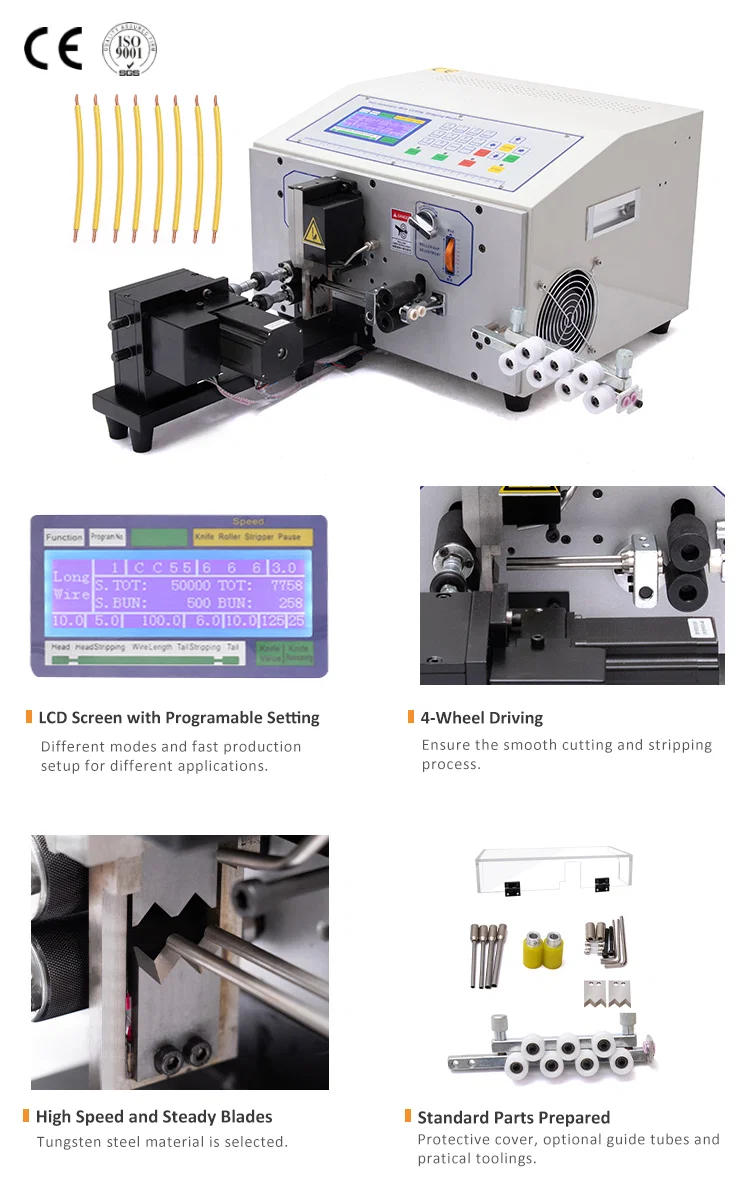 Wire Cutting Stripping Twisting Machine, Wire Cut Strip Twisting Machine, Wire Stripping Machine