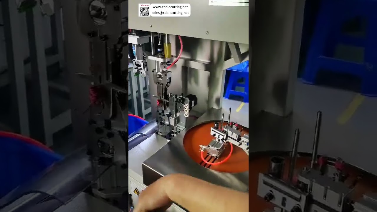 Fully Auto Servo Wire Winding & Tying Machine  Adjustable 60mm Minimum Length Processing Tool