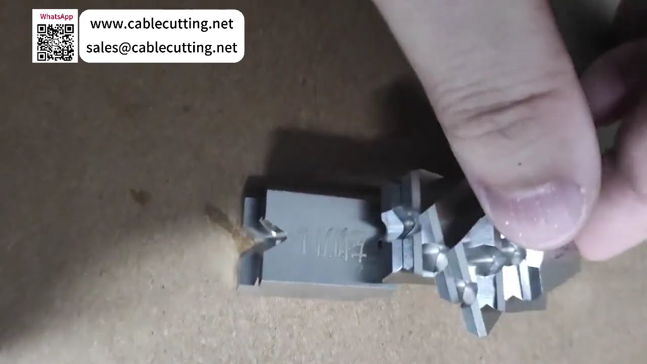Custom Steel Wire Rope Cutting Blades Manufacturing for Reliable Wire Harness Process - Video