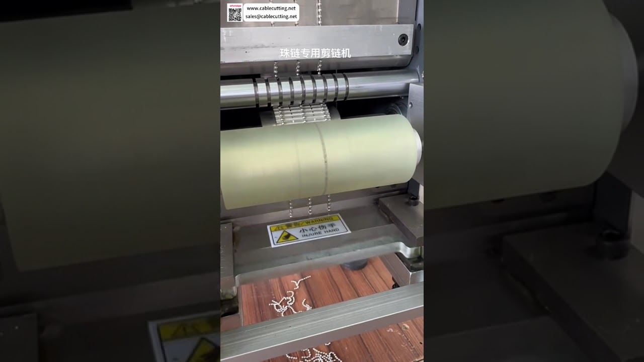 Customer Driven Problem Solving Fully Auto Bead Chain Automatic Shearing Cutter Equipment