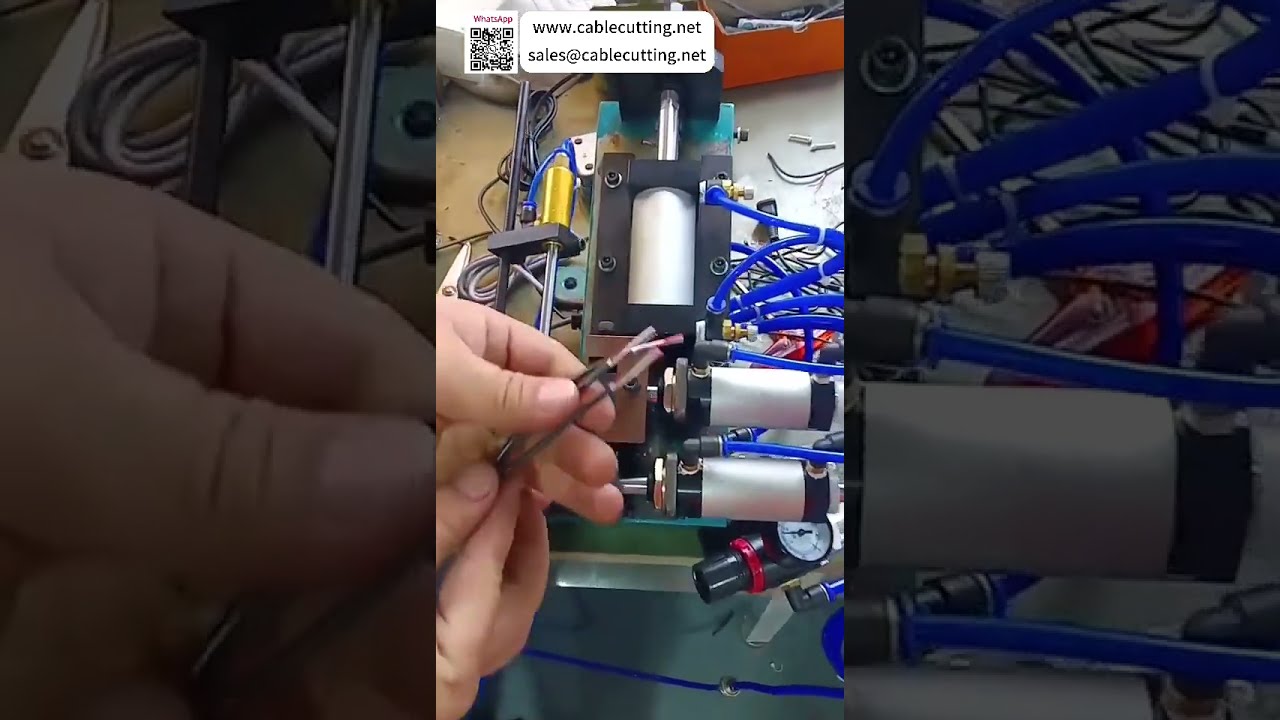 Model 305 and 3F Wire Stripping Machines For 25mm Outer and 20mm Inner Core Cable Process