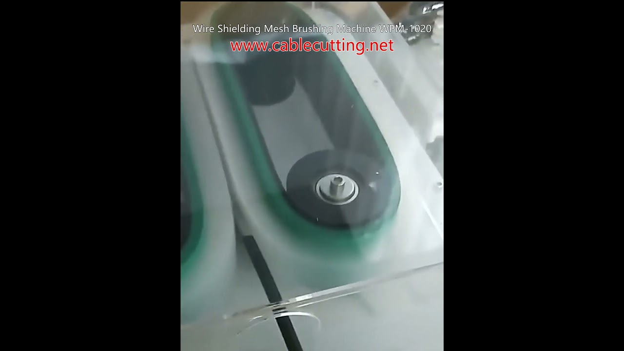 wire shielding mesh brushing machine WPM-1020
