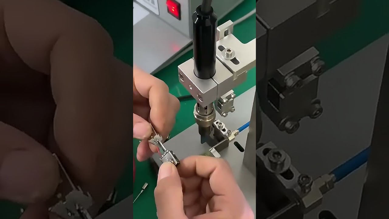 Semi Automatic Switch Connector USB Wire Soldering Equipment   PCB Board Welding Machine