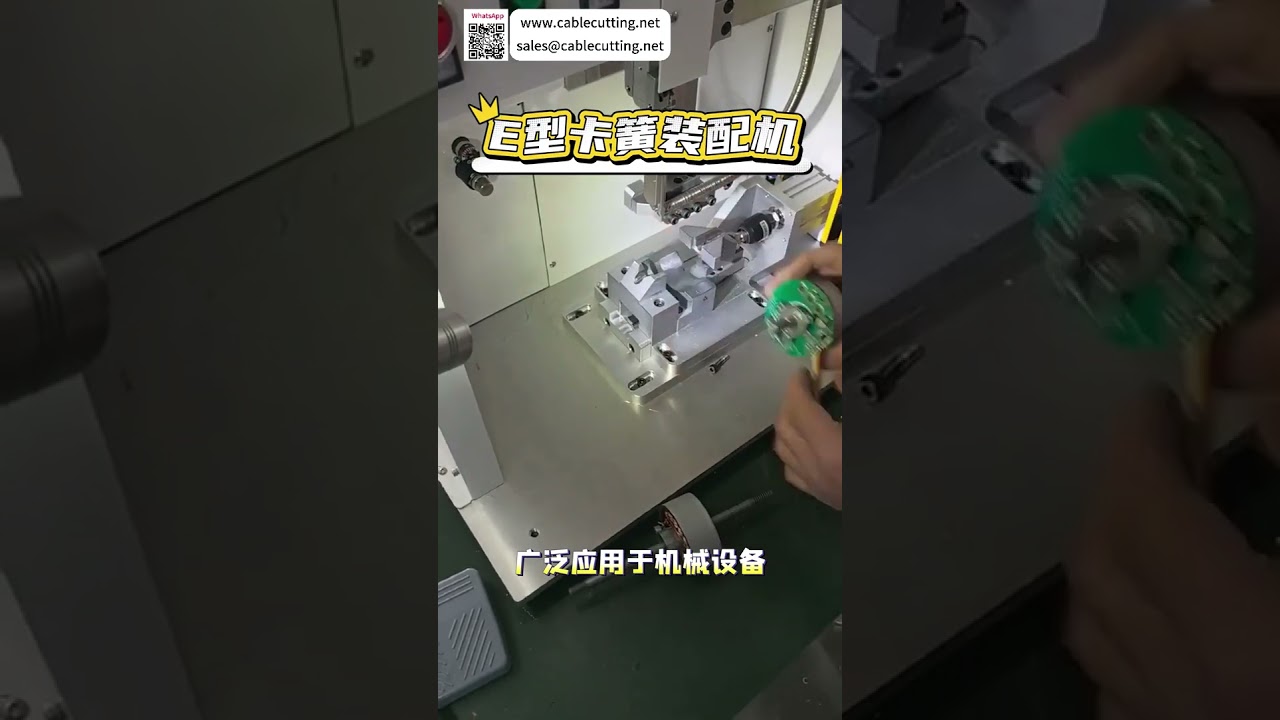 E Type Circlip Assembly Machine Manufacturer High Precision Automatic Production Machinery Line - Shorts