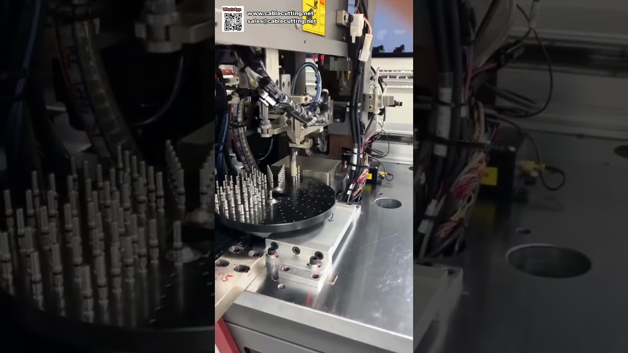 Automatic Double End Terminal Crimping and Single End Housing Insertion Equipment