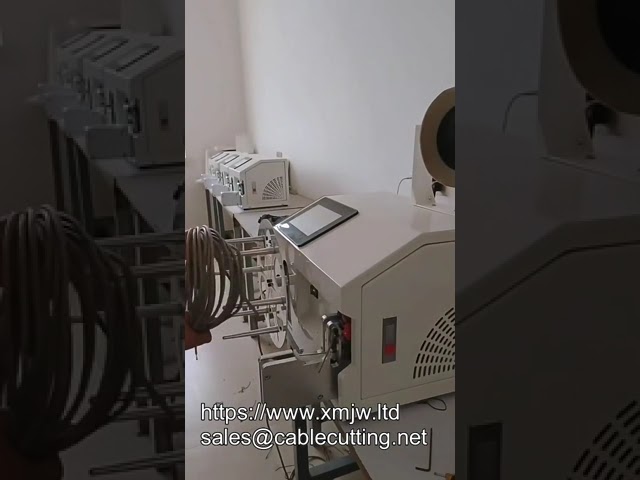 Video Semi Automatic Wire Twist Tie Machine Cable Coil Winding And Binding Machine