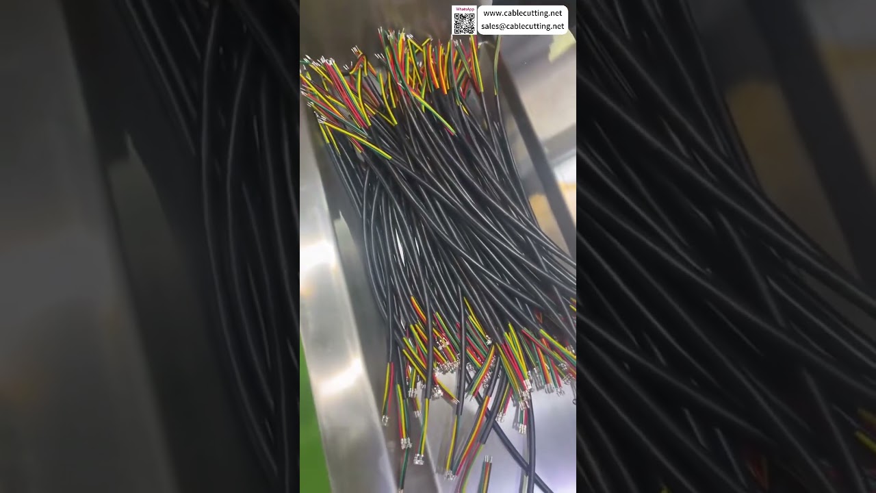 High Performance Multi Core Wire Crimping Tinning Machine Operations Setting Tools Setups