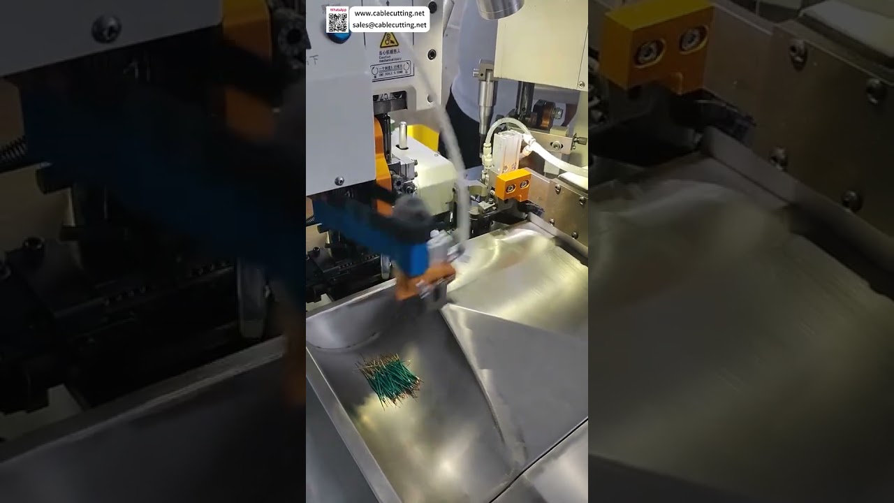 Dual Head Terminal Crimping Machine  Easy Switch Between Single and Double Head Crimping