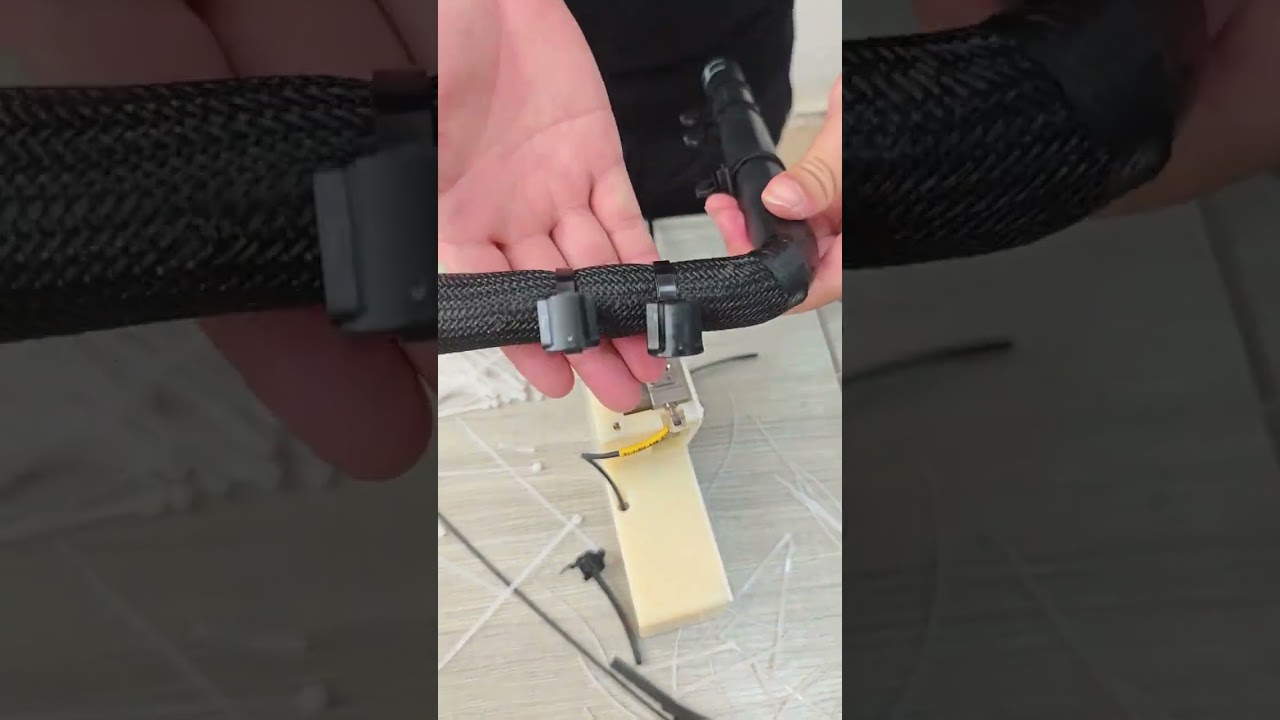 Board Mounted Auto Cable Tie Tool Adjustable tension & auto cut for versatile nylon ties fast