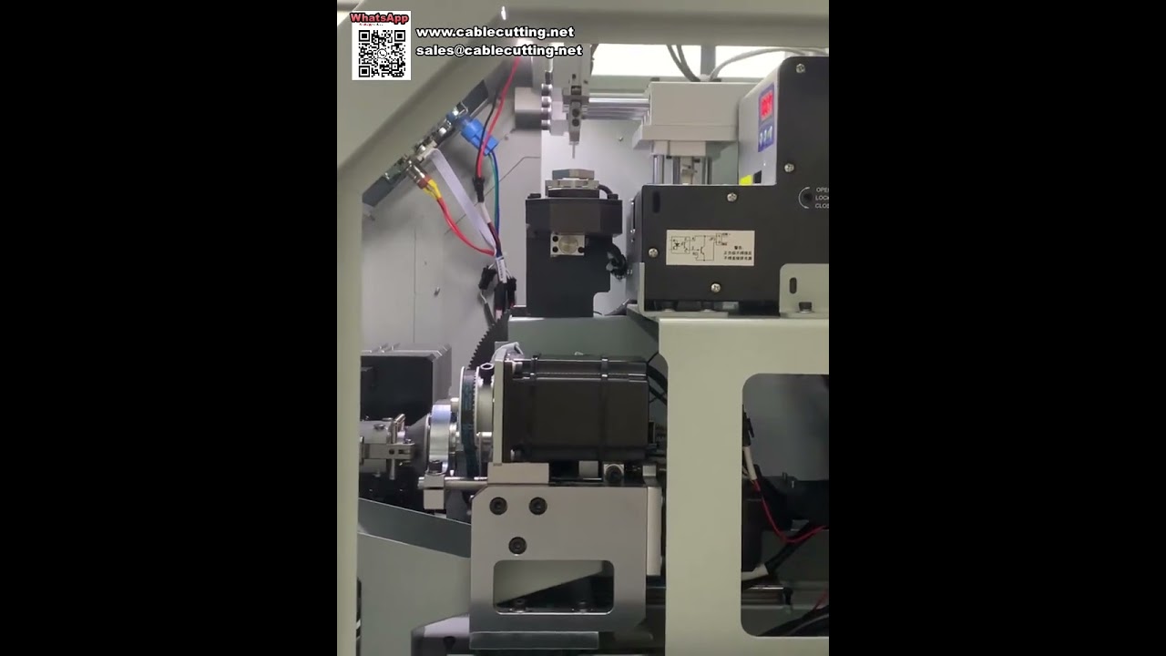 Tubular Terminal Stripping Crimping Machine Fast Pressing Solid Connection High Output